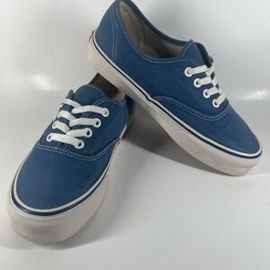 Vans Blue and White Athletic Shoes